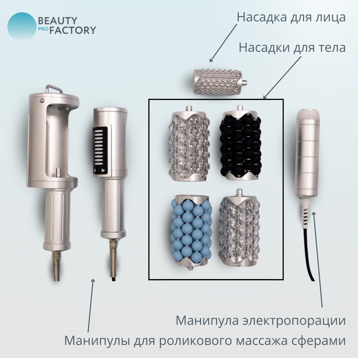В Beauty ProFactory вы можете приобрести более 800 видов аппаратов и комплектующих для: 4